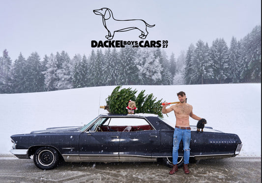 Dackel Boys and Cars Kalender 2027