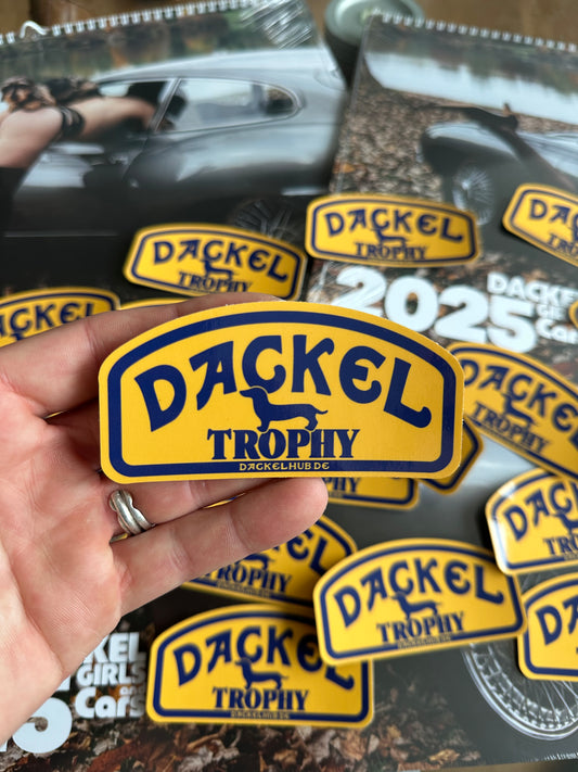 Dackel Trophy Sticker