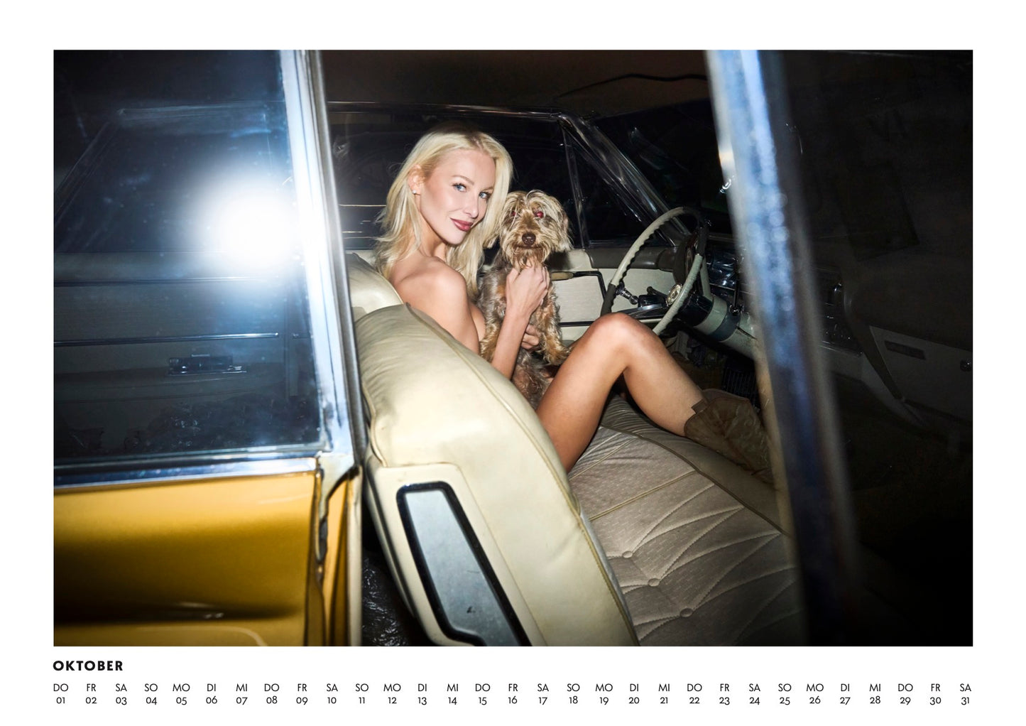Dackel Girls and Cars Kalender 2026