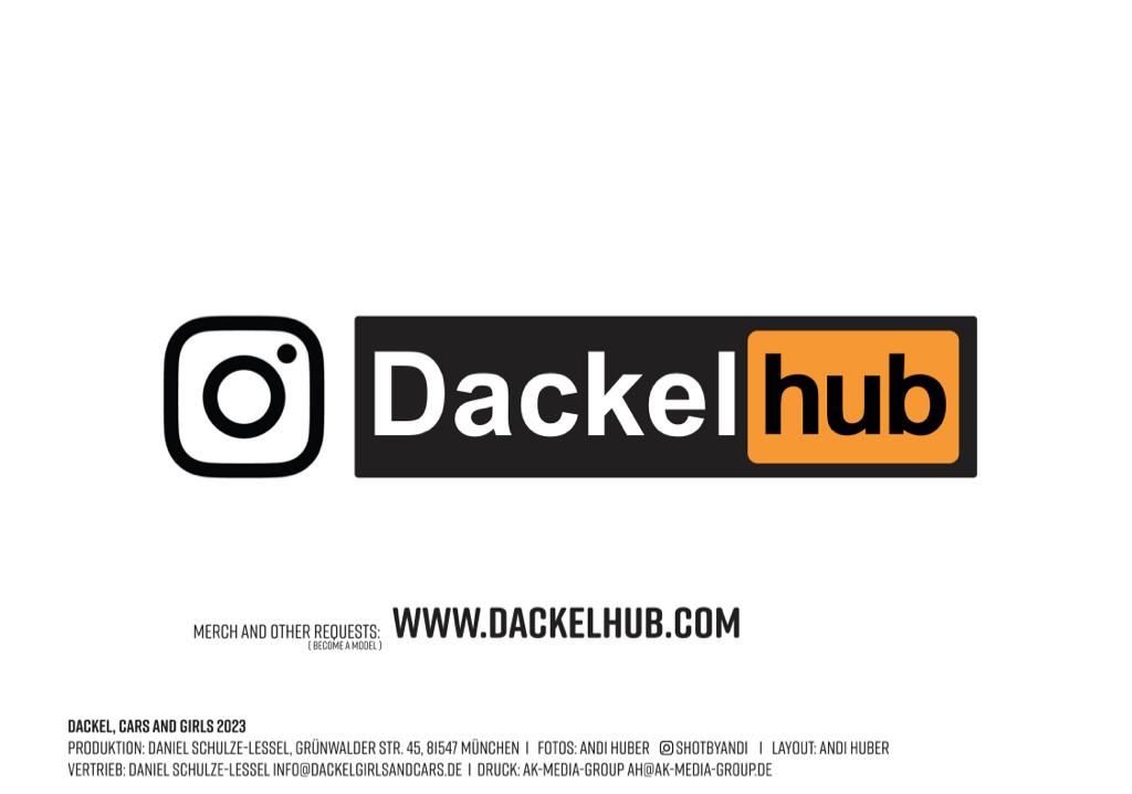 Dackel Girls and Cars Kalender 2023 in A2