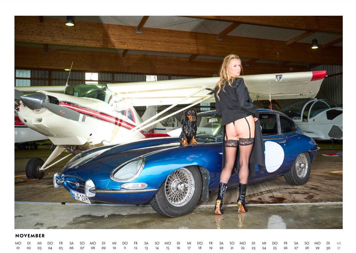 Dackel Girls and Cars Kalender 2027