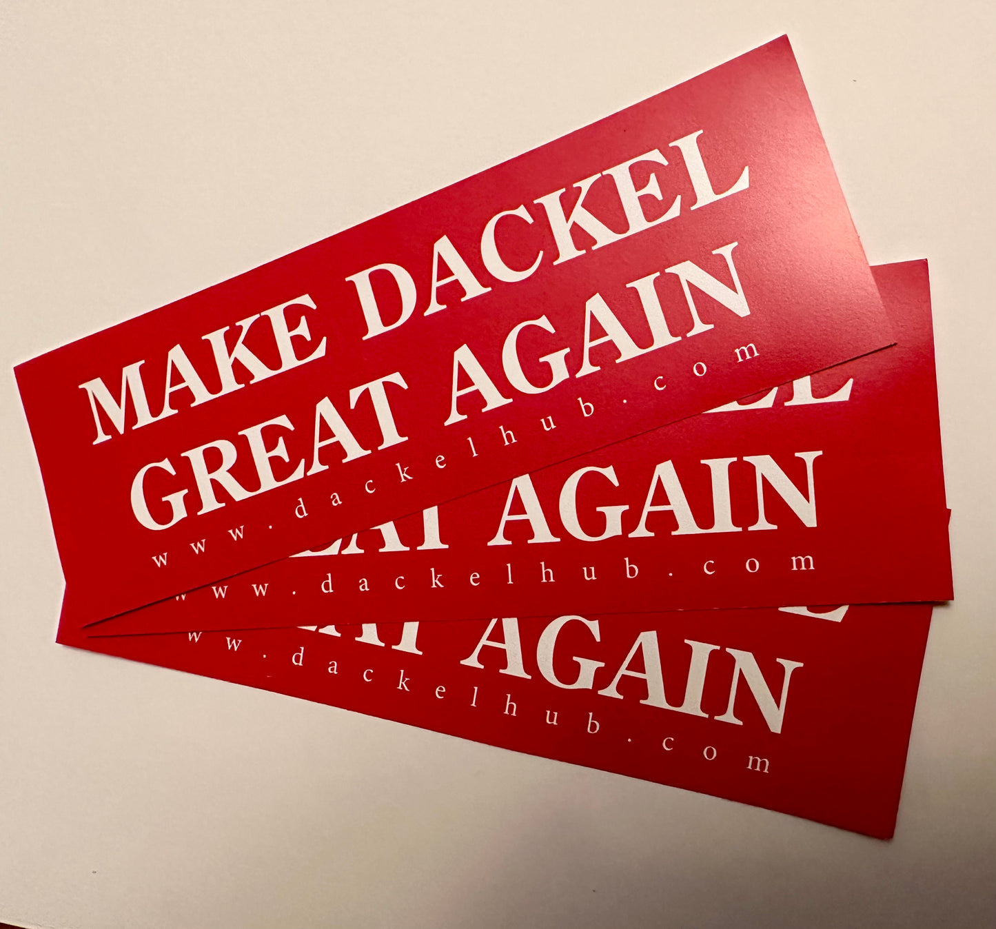 MAKE DACKEL GREAR AGAIN bumper Sticker