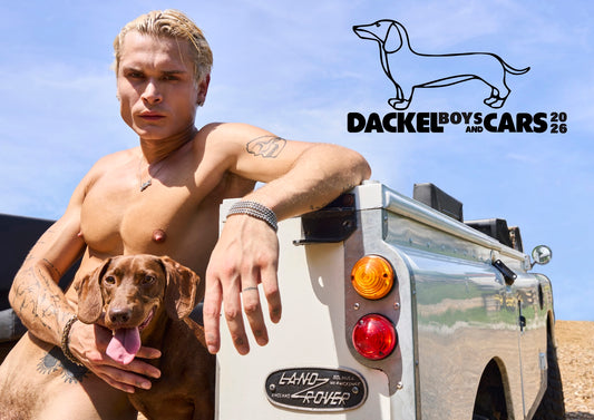 Dackel Boys and Cars Kalender 2026